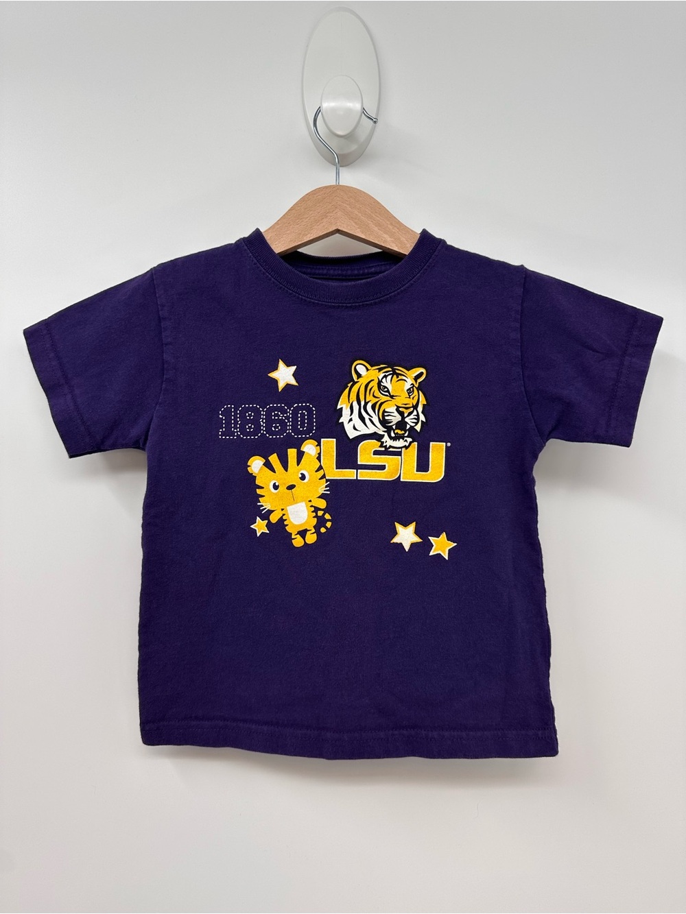 Kid's Purple LSU Geaux Tigers T-Shirt Size 3T